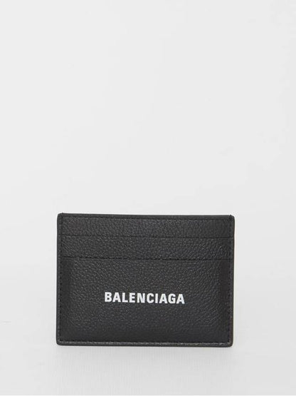 Luxury Balenciaga Trending 2025 Cash Card Holder Black