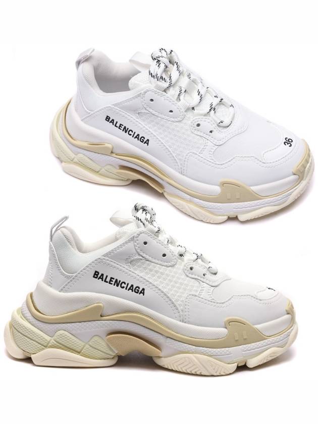 Luxury Balenciaga Trending 2025 Triple S Low-Top Sneakers White