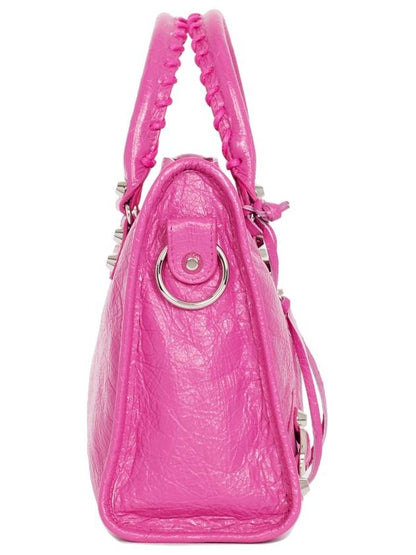 Luxury Balenciaga Trending 2025 Classic City Small Tote Bag Pink