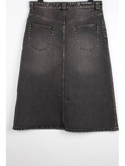Luxury Balenciaga Trending 2025 denim skirt 66
