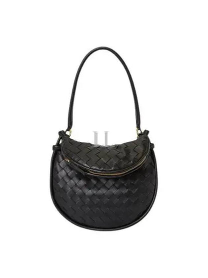 Luxury Bottega Veneta Intrecciato Gemelli Small Shoulder Bag Grey