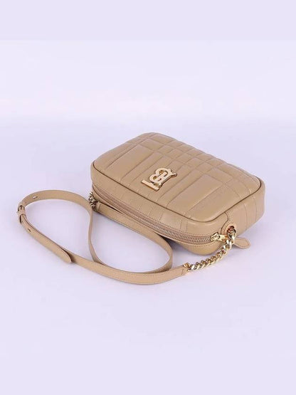 Luxury Burberry WoMen's Lola Small Shoulder Bag Oat Beige