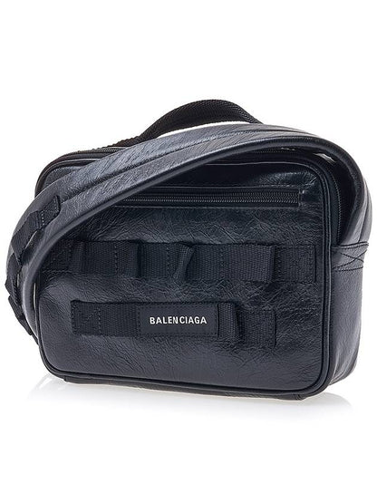 Luxury Balenciaga Trending 2025 Army Pouch Cross Bag Black