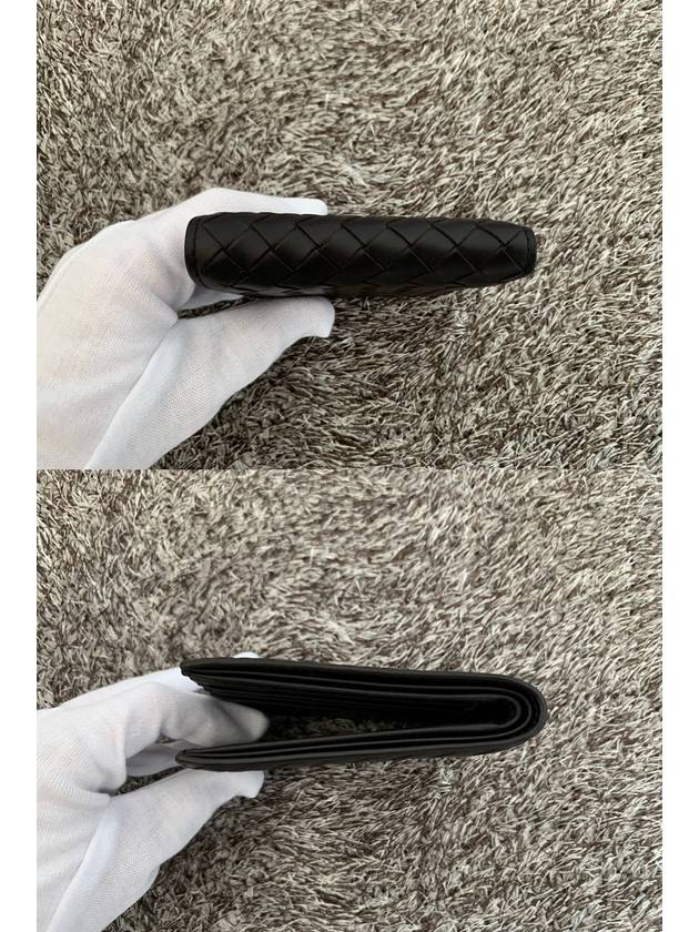 Luxury Bottega Veneta Intrecciato half wallet