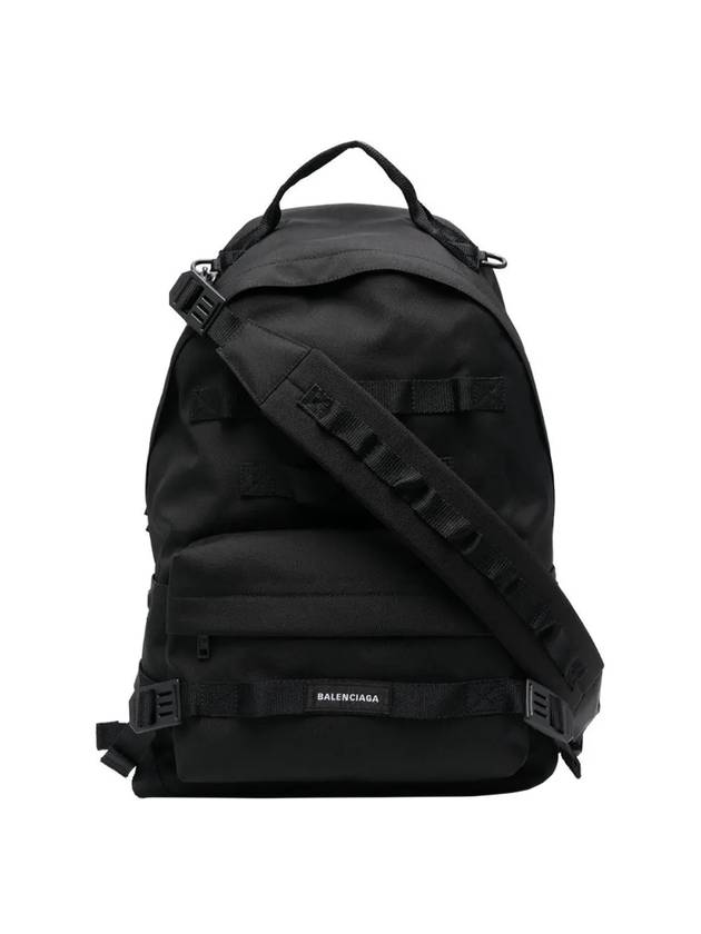Luxury Balenciaga Trending 2025 Army Medium Multicarry Backpack Black