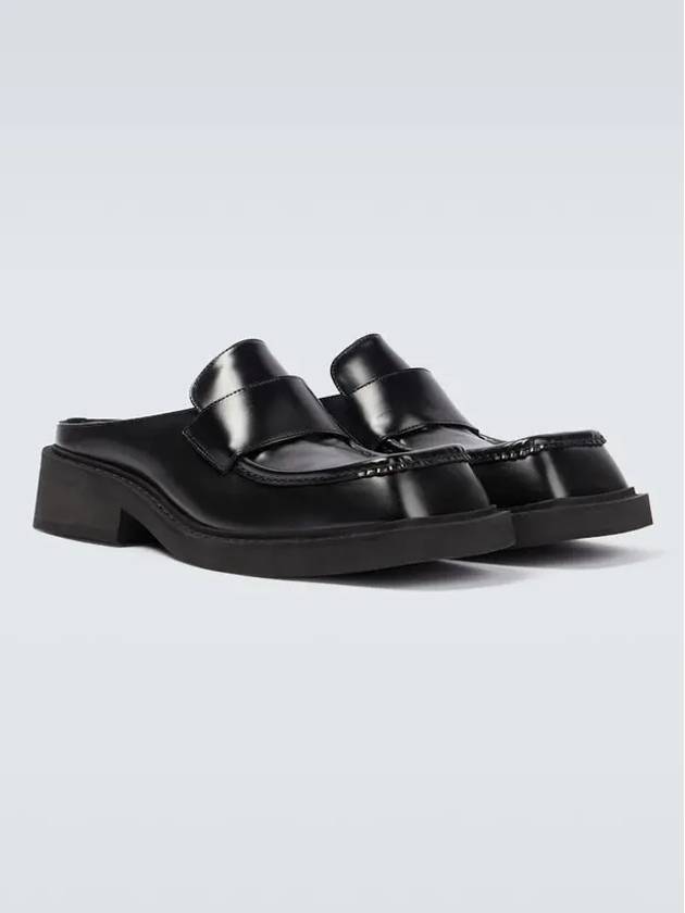 Luxury Balenciaga Trending 2025 Inspector 40MM Leather Bloafer Black