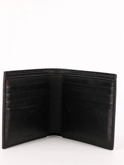 Luxury Balenciaga Trending 2025 Cash Square Folded Wallet Black