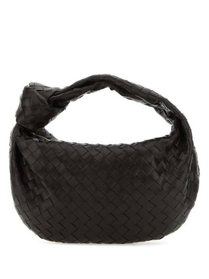 Luxury Bottega Veneta Teen Jodie Intrecciato Leather Tote Bag Brown