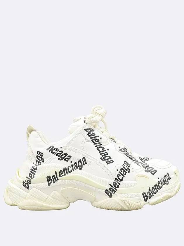 Luxury Balenciaga Trending 2025 524039 White Triple S Women Sneakers 36 230MM