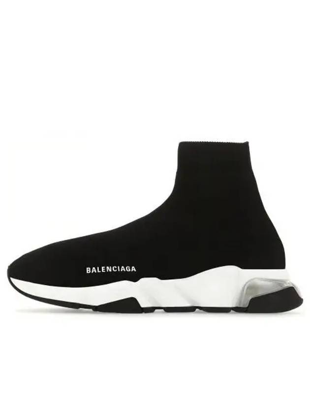 Luxury Balenciaga Trending 2025 Speed Trainer Clear Sole High Top Sneakers Black
