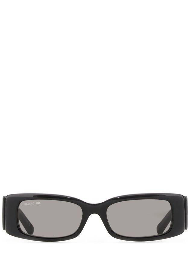 Luxury Balenciaga Trending 2025 Eyewear Max Rectangle Sunglasses Black