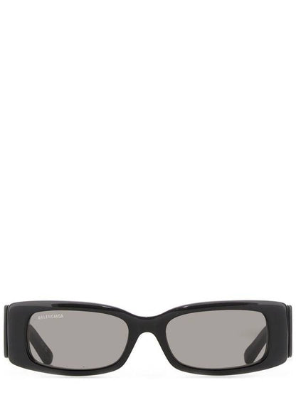 Luxury Balenciaga Trending 2025 Eyewear Max Rectangle Sunglasses Black