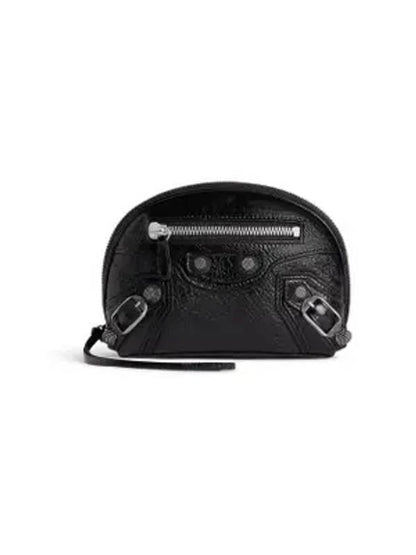 Luxury Balenciaga Trending 2025 Le Cagole Small Cosmetic Pouch Bag Black