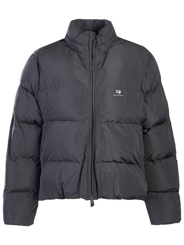 Luxury Balenciaga Trending 2025 Sporty B Logo Point Down Padding Grey