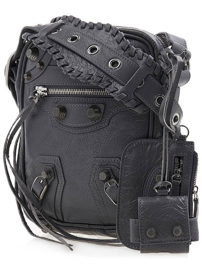 Luxury Balenciaga Trending 2025 Le Cagole Cross Bag Dark Grey