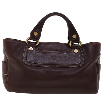 Luxury CELINE Hand Bag Leather Wine Red  ep1086