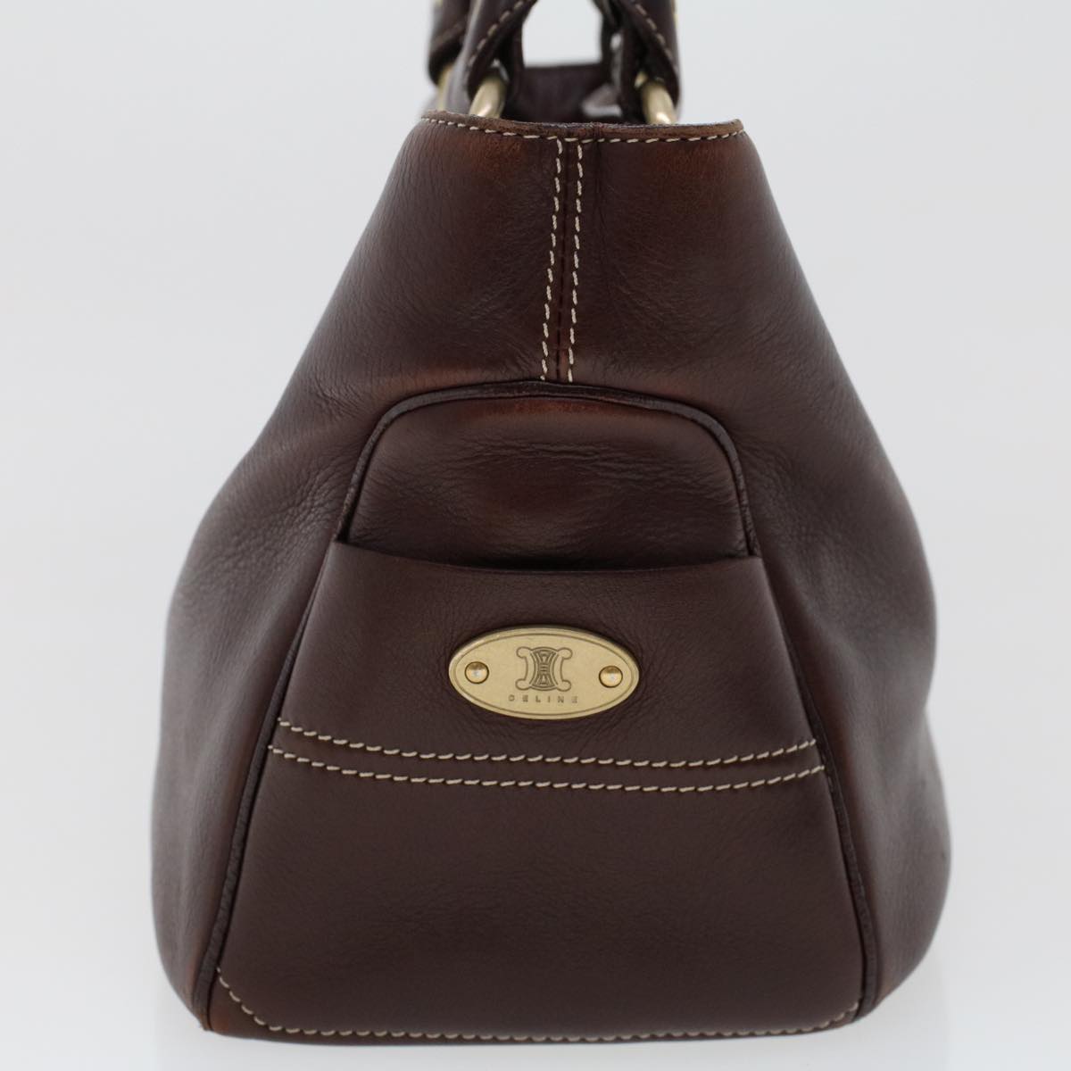 Luxury CELINE Hand Bag Leather Wine Red  ep1086