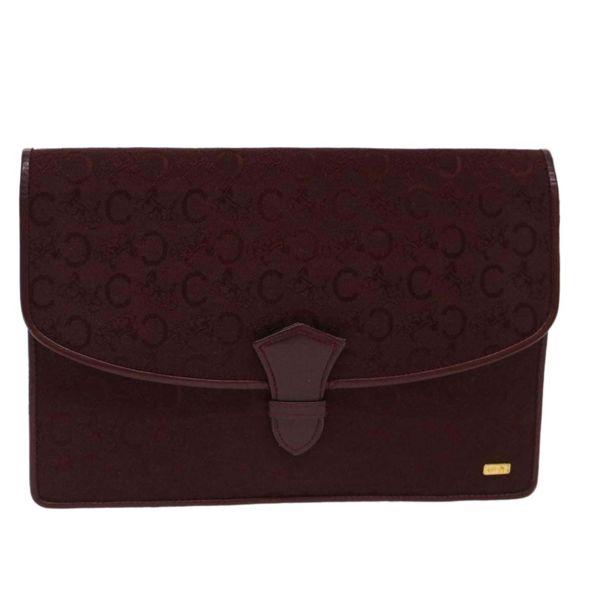 Luxury CELINE C Macadam Canvas Clutch Bag Red  ep1263