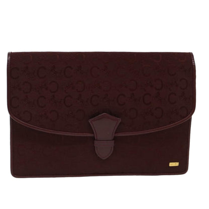 Luxury CELINE C Macadam Canvas Clutch Bag Red  ep1263