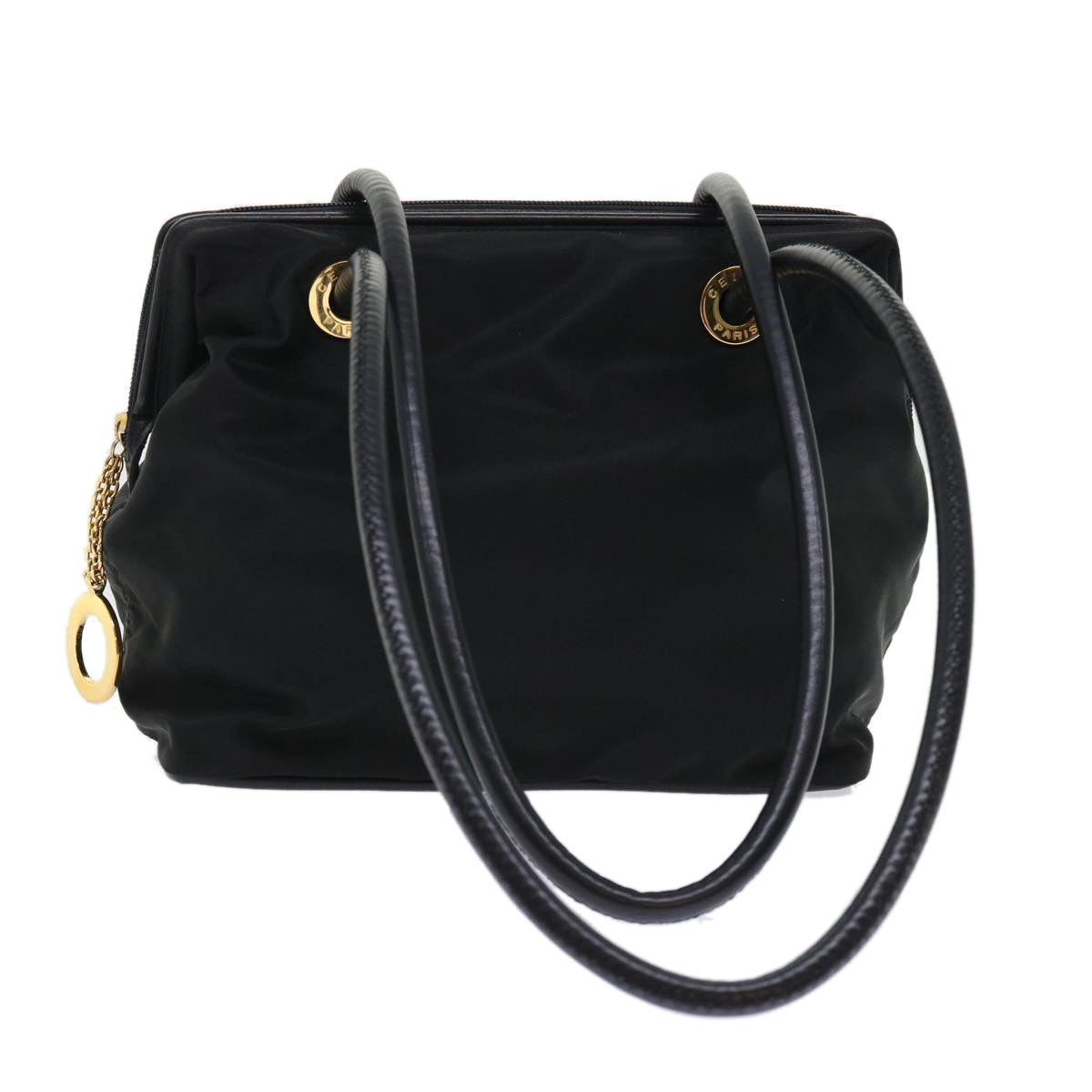 Luxury CELINE Shoulder Bag Nylon Leather Black  ep1289