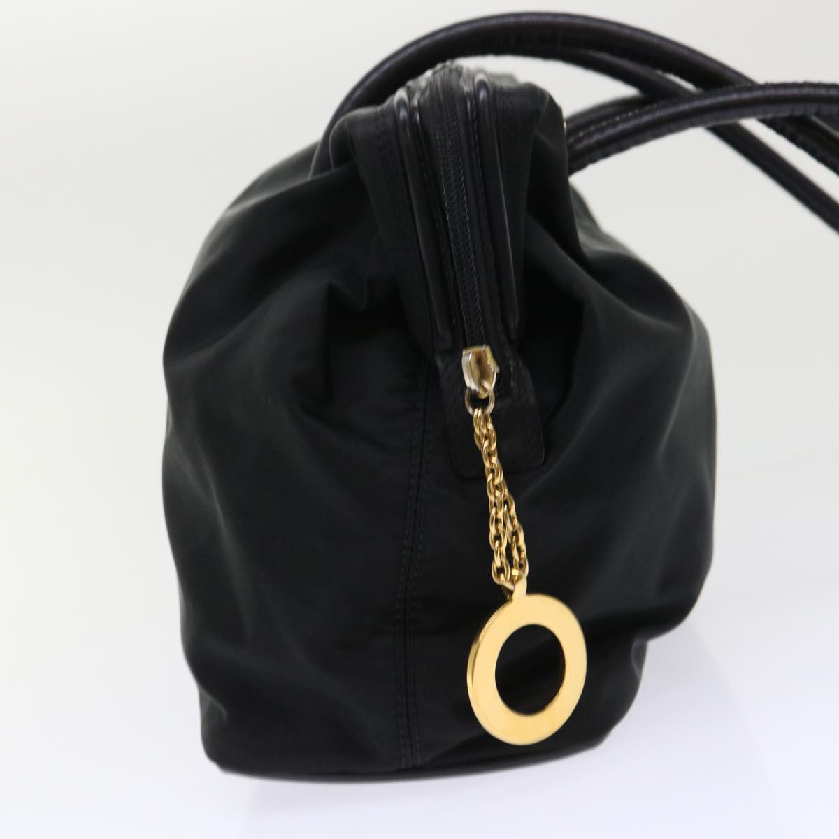 Luxury CELINE Shoulder Bag Nylon Leather Black  ep1289