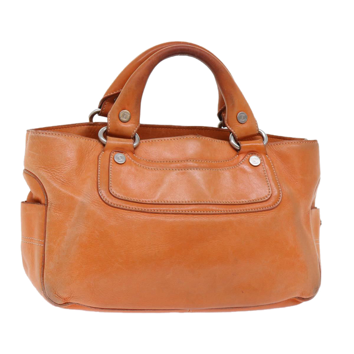 Luxury CELINE Hand Bag Leather Orange  ep1358