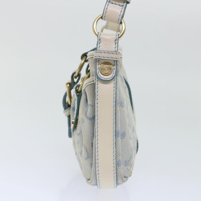 Luxury CELINE C Macadam Canvas Shoulder Bag Light Blue  ep1409