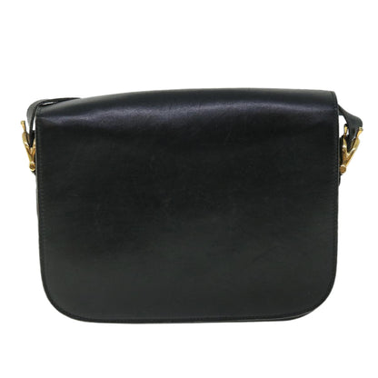 Luxury CELINE Horse Carriage Shoulder Bag Leather Black  ep1453