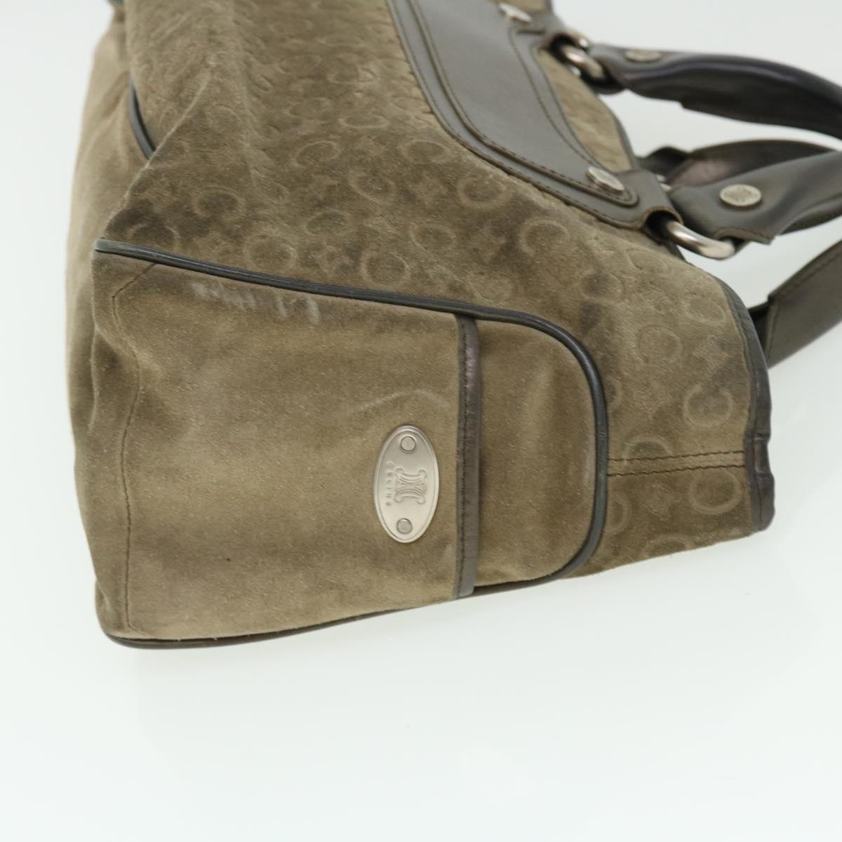 Luxury CELINE C Macadam Canvas Hand Bag Brown  ep1454