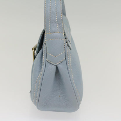 Luxury CELINE Shoulder Bag Leather Light Blue  ep1618