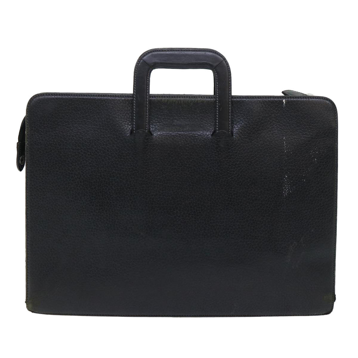 Luxury BurberrySs Hand Bag Leather Black Auth ep1643
