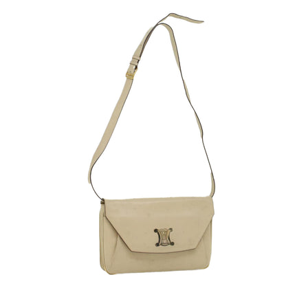 Luxury CELINE Shoulder Bag Leather Beige  ep1657
