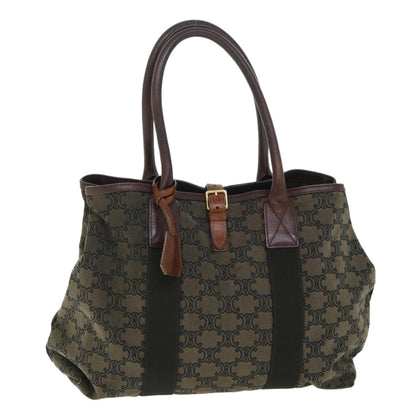 Luxury CELINE Macadam Canvas Shoulder Bag Brown  ep1795