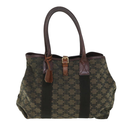 Luxury CELINE Macadam Canvas Shoulder Bag Brown  ep1795