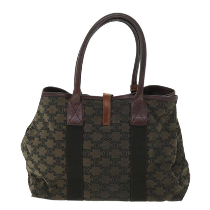 Luxury CELINE Macadam Canvas Shoulder Bag Brown  ep1795