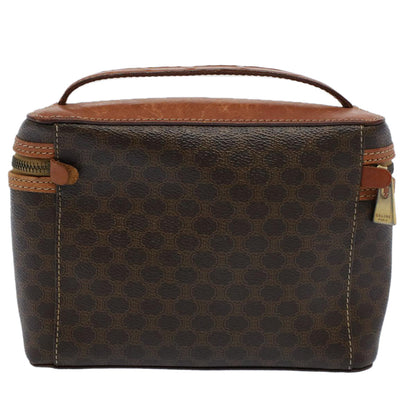 Luxury CELINE Macadam Canvas Hand Bag PVC Leather Brown  ep1829