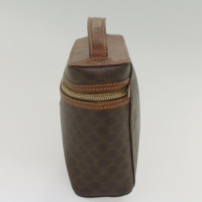 Luxury CELINE Macadam Canvas Hand Bag PVC Leather Brown  ep1954