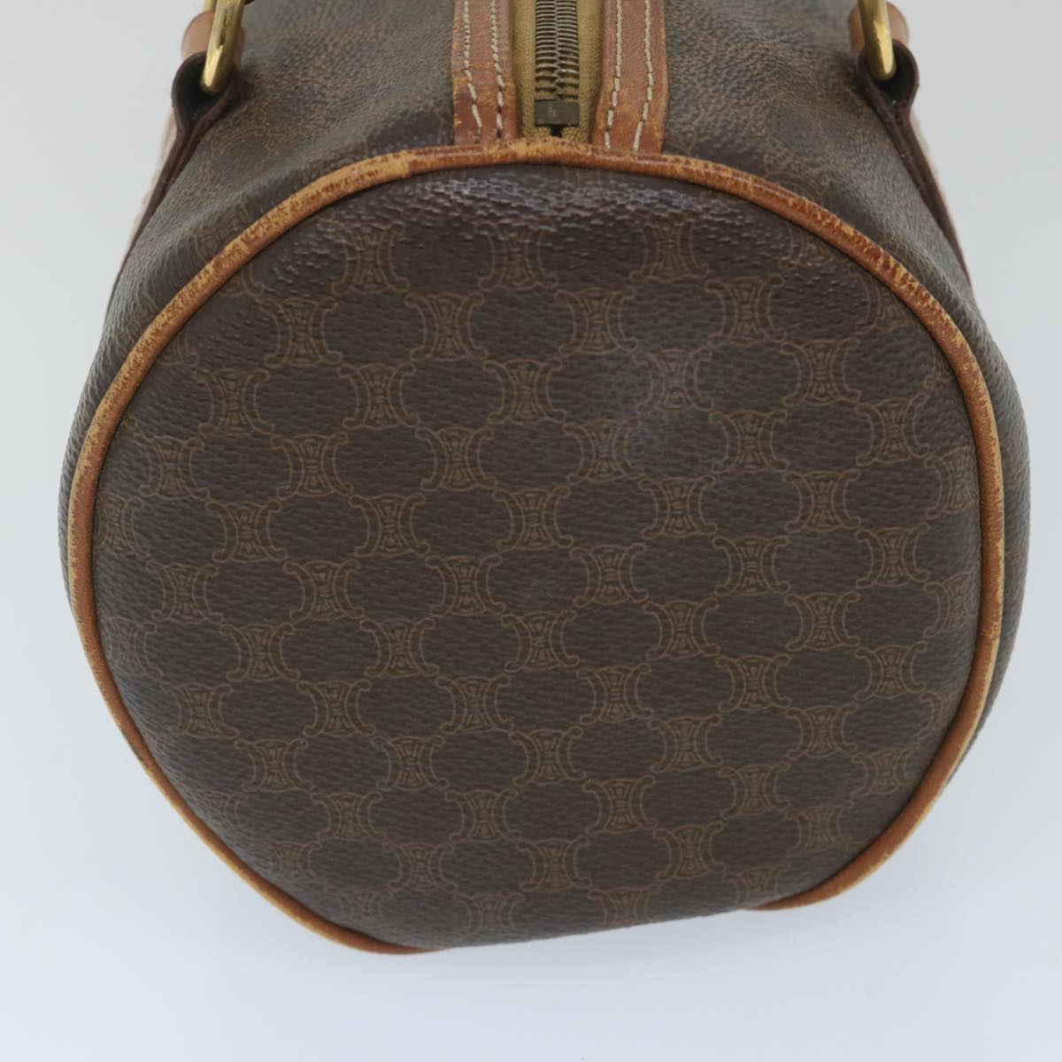 Luxury CELINE Macadam Canvas Shoulder Bag PVC Leather Brown  ep2173