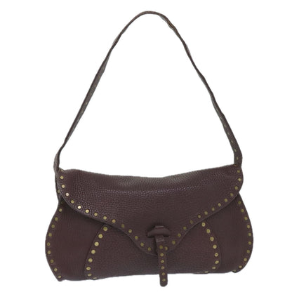 Luxury CELINE Shoulder Bag Leather Wine Red  ep2215