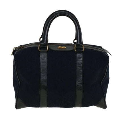 Luxury CELINE C Macadam Canvas Boston Bag Navy  ep2240
