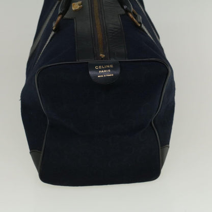 Luxury CELINE C Macadam Canvas Boston Bag Navy  ep2240