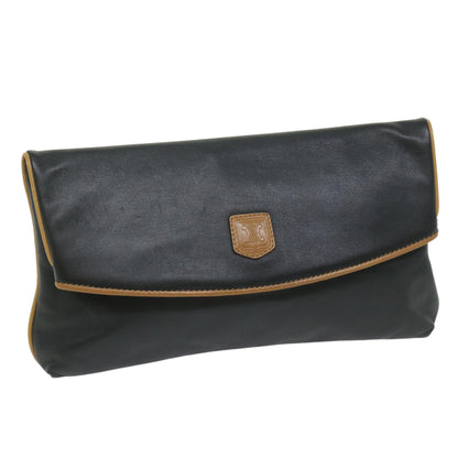 Luxury CELINE Clutch Bag Leather Black  ep2747
