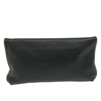 Luxury CELINE Clutch Bag Leather Black  ep2747