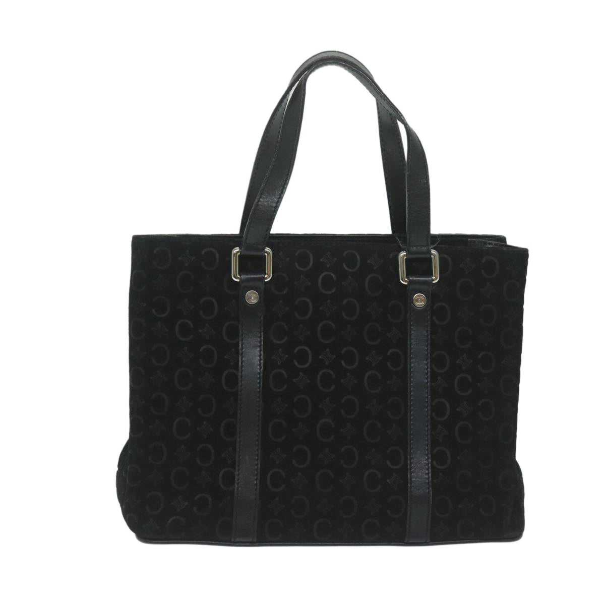 Luxury CELINE C Macadam Canvas Hand Bag Black  ep2899