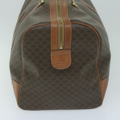 Luxury CELINE Macadam Canvas Boston Bag PVC Brown  ep2996