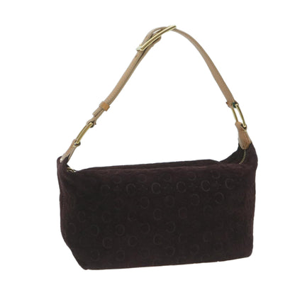 Luxury CELINE C Macadam Canvas Shoulder Bag Purple  ep3038