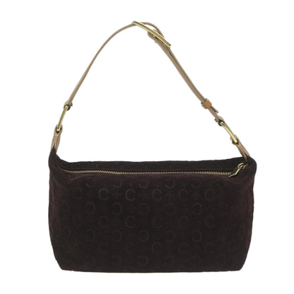Luxury CELINE C Macadam Canvas Shoulder Bag Purple  ep3038