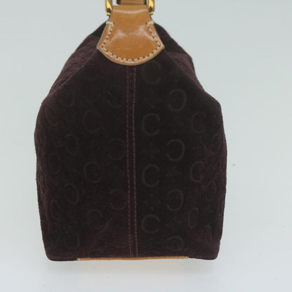 Luxury CELINE C Macadam Canvas Shoulder Bag Purple  ep3038