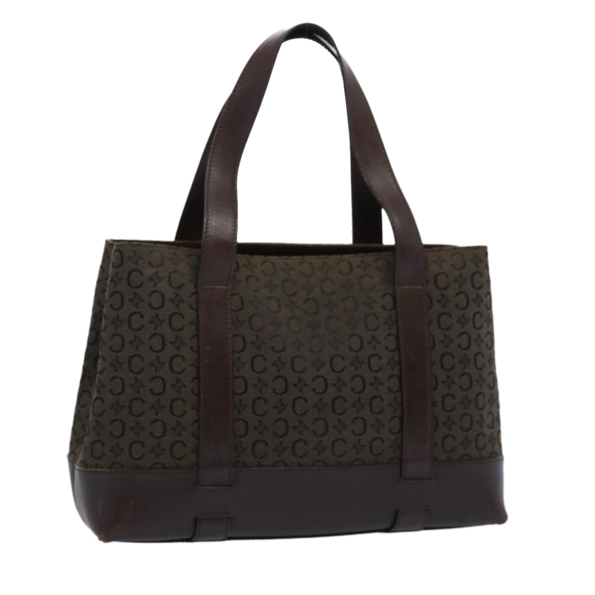 Luxury CELINE C Macadam Canvas Tote Bag Brown  ep3195