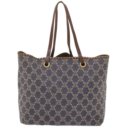 Luxury CELINE Paris Macadam Canvas Tote Bag Blue  ep3301